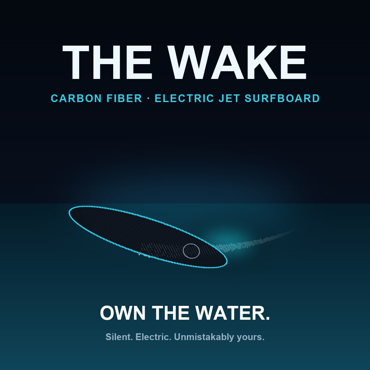 The Wake — Carbon Fiber Electric Jet Surfboard